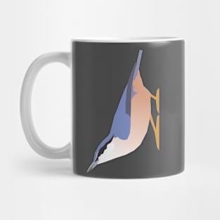 Graphic Nature - Eurasian Nuthatch Mug